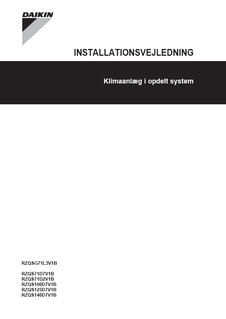 RZQSG-L3V1_RZQS-DV1_4PDA342104-1B_Installation manuals_Danish download
